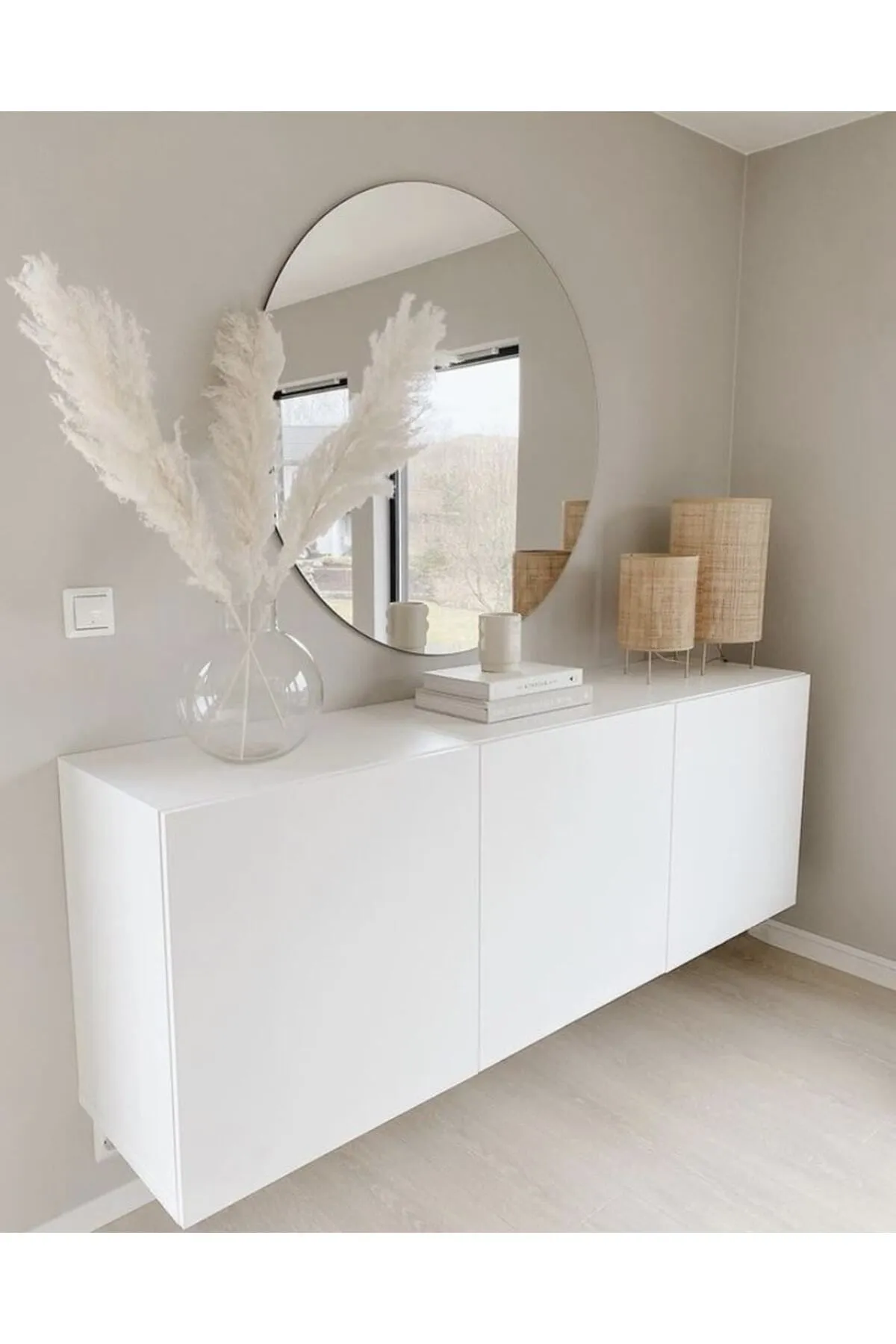 YUVARLAK AYNA ÇERÇEVESİZ